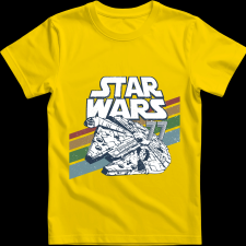 Createyou Star Wars Millennium Falcon 2 '77 - Férfi - Sárga - S férfi póló