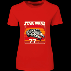 Createyou Star Wars Millennium Falcon '77 - Női - Piros - M