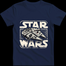Createyou Star Wars Millennium Falcon - Férfi - Sötétkék - 2XL