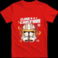 Createyou Star Wars Rex klón kapitány 2 - Gyermek - Piros - M