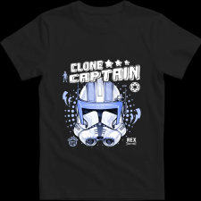 Createyou Star Wars Rex klón kapitány - Férfi - Fekete - L férfi póló