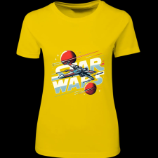 Createyou Star Wars X-Wing 2 - Női - Sárga - L női póló