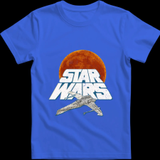 Createyou Star Wars X-Wing 3 - Férfi - Királykék - L férfi póló