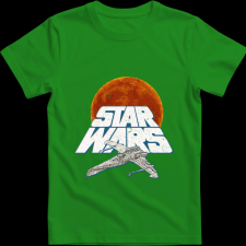 Createyou Star Wars X-Wing 3 - Férfi - Zöld - M férfi póló