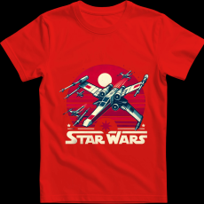 Createyou Star Wars X-Wing 4 - Gyermek - Piros - L