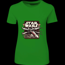 Createyou Star Wars X-Wing 5 - Női - Zöld - XL női póló
