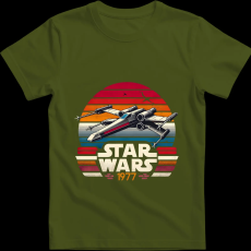 Createyou Star Wars X-Wing '77 - Férfi - Sötétzöld - 2XL