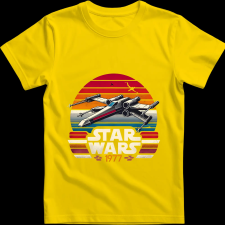 Createyou Star Wars X-Wing '77 - Gyermek - Sárga - M gyerek póló