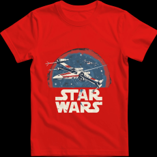 Createyou Star Wars X-Wing - Férfi - Piros - S