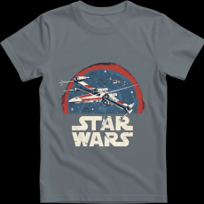 Createyou Star Wars X-Wing - Férfi - Szürke - 3XL