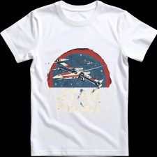Createyou Star Wars X-Wing - Gyermek - Fehér - L gyerek póló