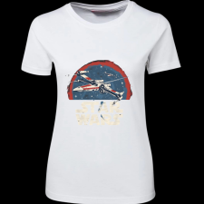 Createyou Star Wars X-Wing - Női - Fehér - S női póló