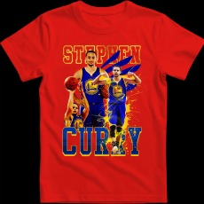 Createyou STEPHEN CURRY - Férfi - Piros - XL