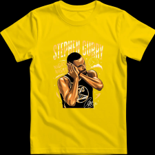 Createyou Stephen Curry - Férfi - Sárga - XL férfi póló