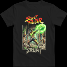 Createyou Street Fighter Sagat - Gyermek - Fekete - M