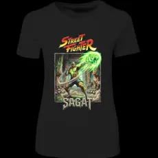 Createyou Street Fighter Sagat - Női - Fekete - S