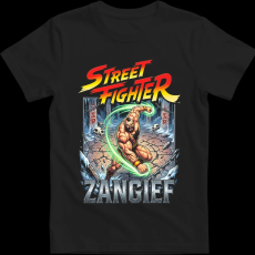 Createyou Street Fighter Zangief - Férfi - Fekete - XL
