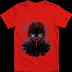 Createyou Sub Zero Mortal Kombat - Gyermek - Piros - XS