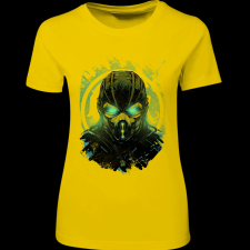 Createyou Sub Zero Mortal Kombat - Női - Sárga - M női póló