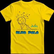 Createyou Sulis alvós póló - Gyermek , Sárga , XL