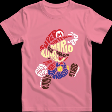 Createyou Super Mario - Férfi - Pink - 3XL