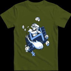 Createyou Super Mario Fire ball - Gyermek - Sötétzöld - M