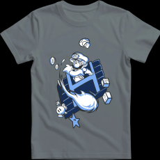 Createyou Super Mario Fire ball - Gyermek - Szürke - S