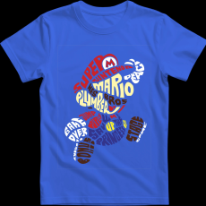 Createyou Super Mario - Gyermek - Királykék - XL