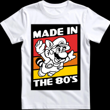 Createyou Super Mario Land - Férfi - Fehér - M férfi póló