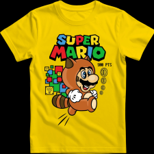Createyou Super Mario mosómedve - Férfi - Sárga - 3XL férfi póló