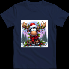 Createyou Szarvas, már megint itt van... - Férfi - Sötétkék - 2XL