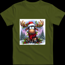 Createyou Szarvas, már megint itt van... - Gyermek - Sötétzöld - S