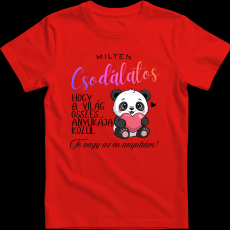 Createyou Te vagy az anyukám - Férfi - Piros - 2XL