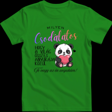 Createyou Te vagy az anyukám - Férfi - Zöld - 3XL