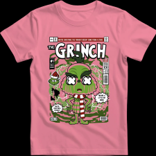Createyou The Grinch - Férfi - Pink - S férfi póló