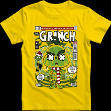 Createyou The Grinch - Férfi - Sárga - XL férfi póló