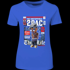 Createyou Tupac - Női - Királykék - 2XL