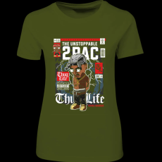 Createyou Tupac - Női - Sötétzöld - M