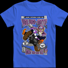 Createyou Waluigi Motocross - Férfi - Királykék - 3XL