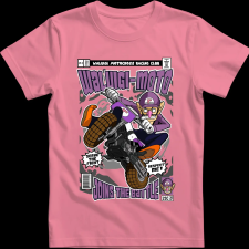 Createyou Waluigi Motocross - Férfi - Pink - 2XL férfi póló