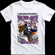 Createyou Waluigi Motocross - Gyermek - Fehér - L gyerek póló
