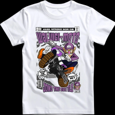 Createyou Waluigi Motocross - Gyermek - Fehér - XS gyerek póló