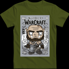 Createyou War Craft - Gyermek - Sötétzöld - L