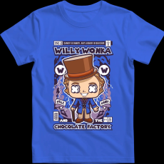 Createyou Willy Wonka And The Chocolate Factory - Férfi - Királykék - 3XL