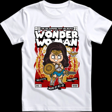 Createyou Wonder Woman - Férfi - Fehér - XL