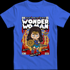 Createyou Wonder Woman - Férfi - Királykék - 2XL