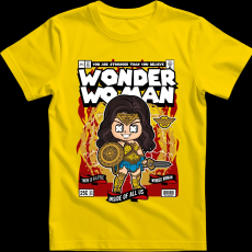 Createyou Wonder Woman - Gyermek - Sárga - XL