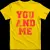 Createyou You and Me - Férfi , Sárga , L