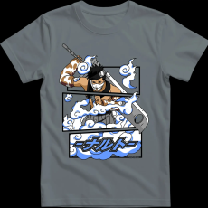 Createyou Zabuza Momochi - Férfi - Szürke - 3XL