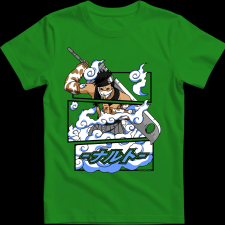 Createyou Zabuza Momochi - Férfi - Zöld - 2XL férfi póló